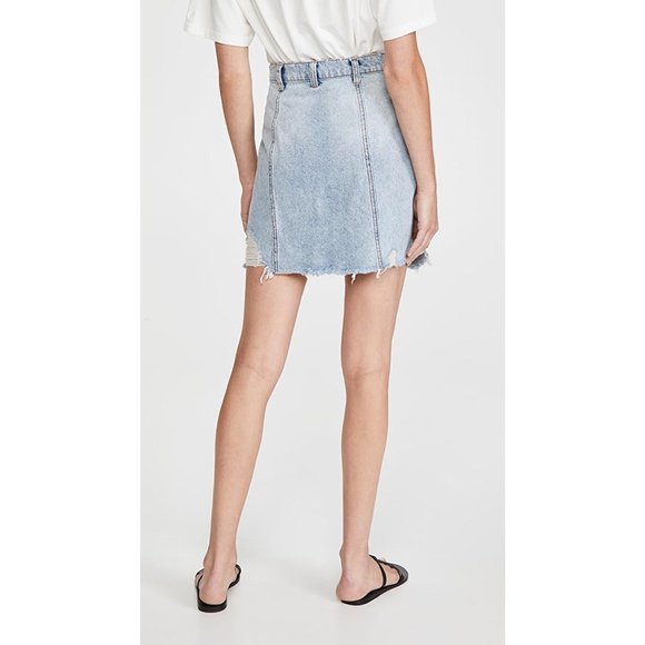 SOLD NWT Free People Parker Wrap Skirt in Surf’s Up 24 - Picture 7 of 12